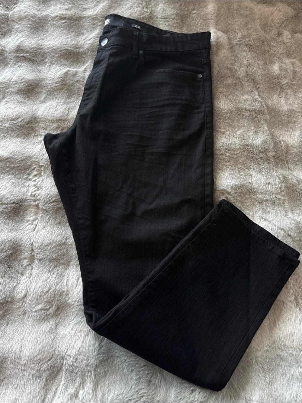 Jordan Craig Black Straight Jeans 42x34-0435